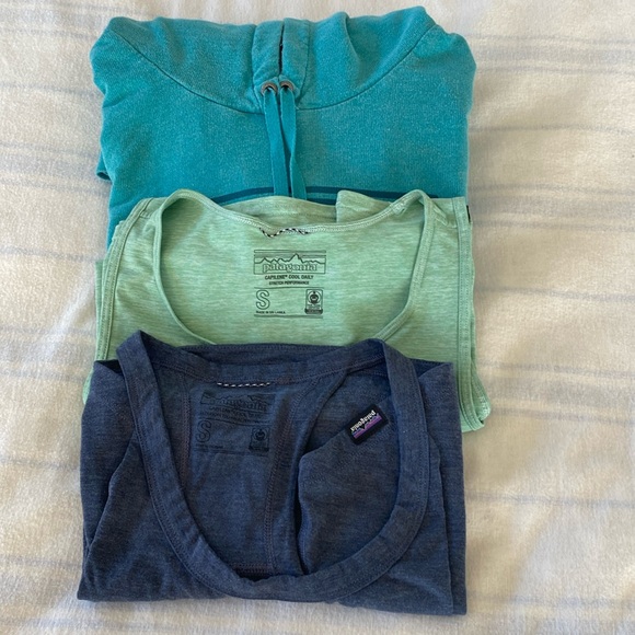 Patagonia Jackets & Blazers - Bundle of three Patagonia hoodie and tank top size S
